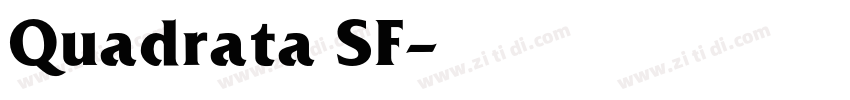 Quadrata SF字体转换